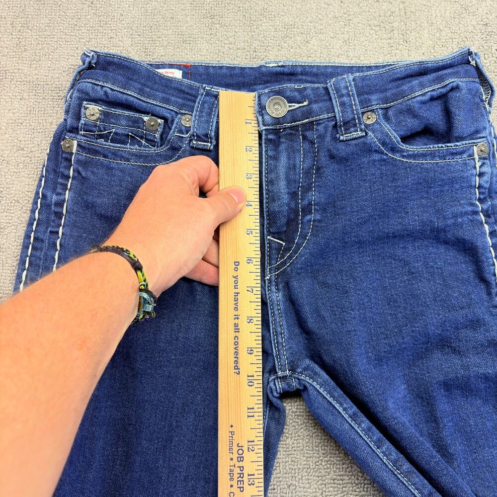 True Religion Skinny Jeans Women's 28 Blue Denim Stella Mid Rise Stretch Buddha - Picture 5 of 8